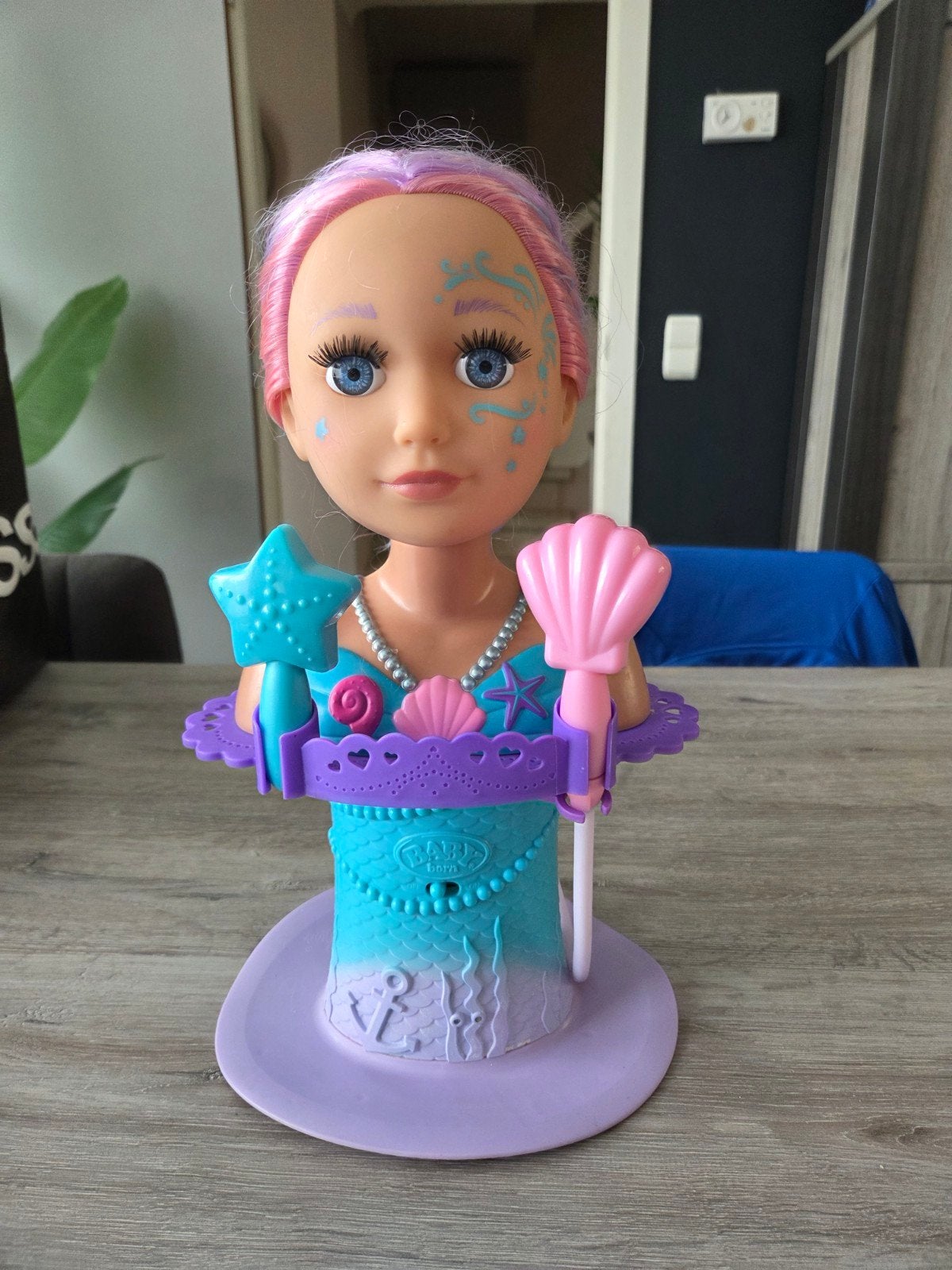 Baby born Sister Zeemeermin stylinghoofd, Ophalen, Zo goed als nieuw, Pop