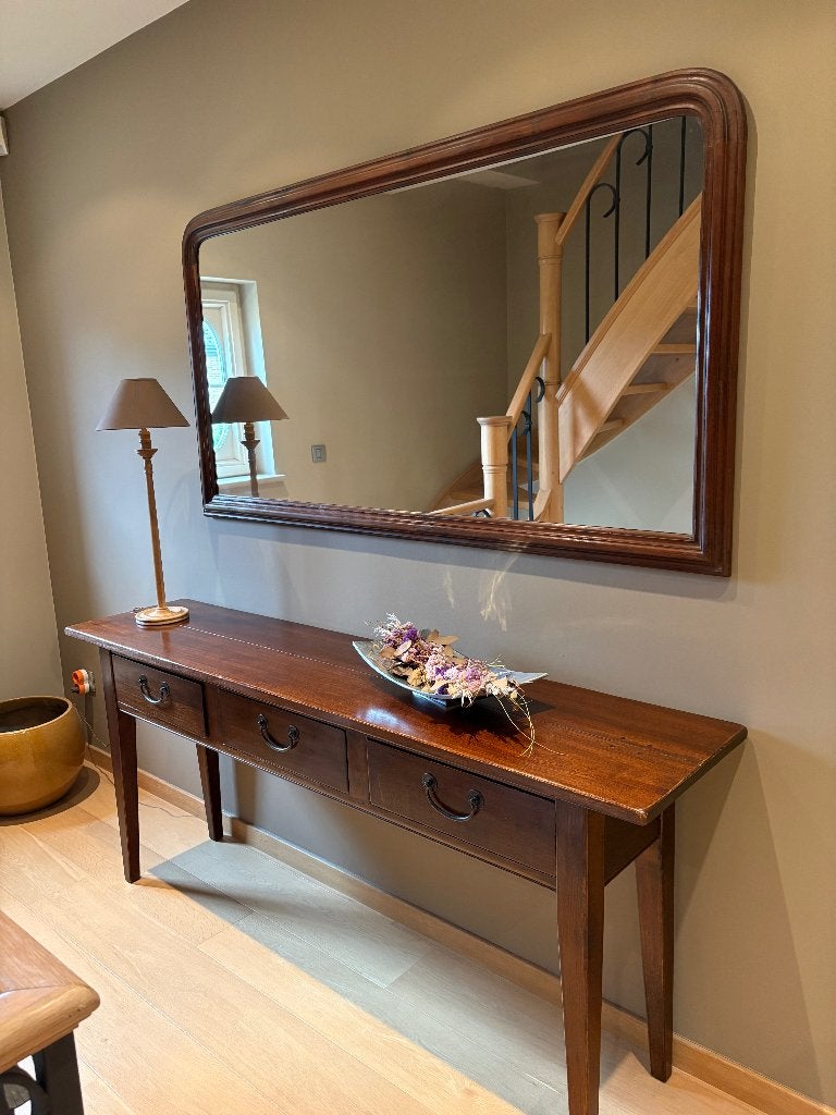 Sidetable met spiegel, Ophalen, Zo goed als nieuw, 150 tot 200 cm, 25 tot 50 cm