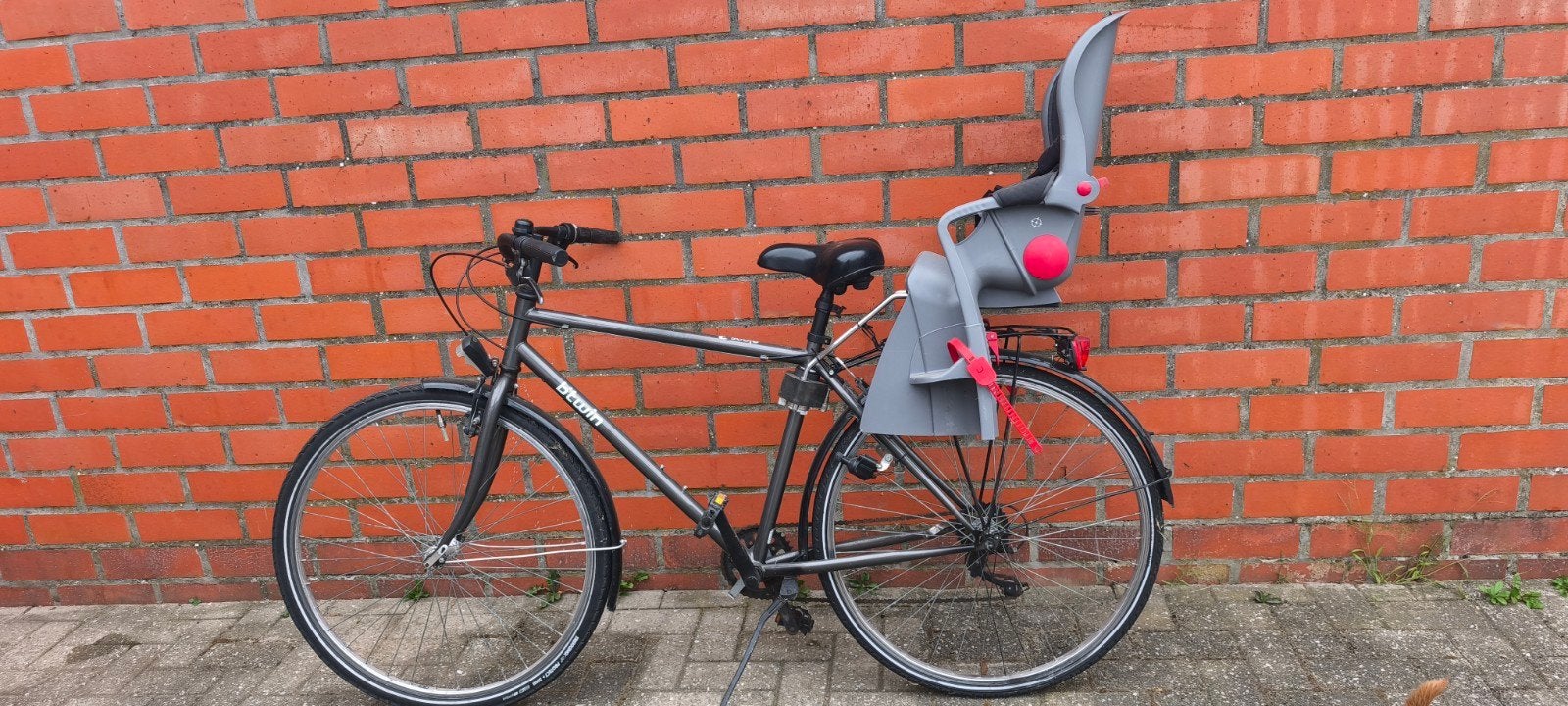 Btwin fiets met fietsstoeltje, Enlèvement, Comme neuf