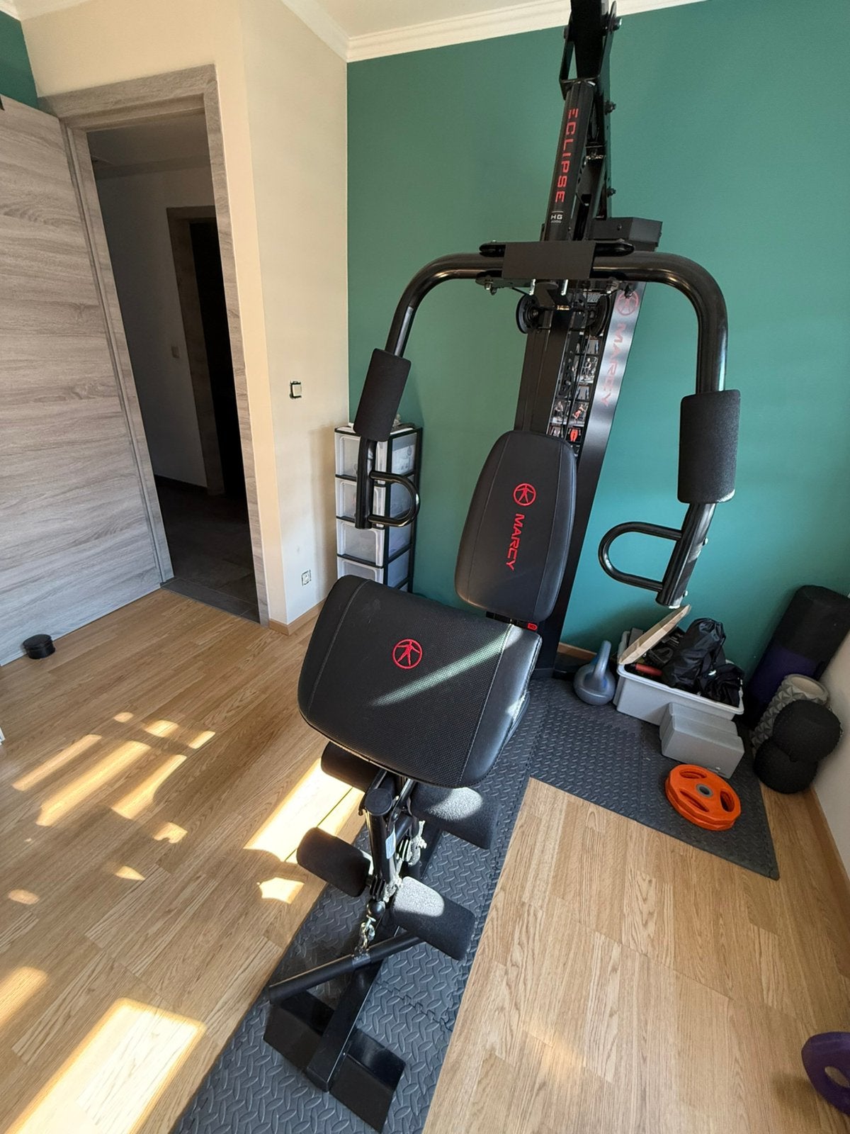 Station de musculation complète, Sport en Fitness, Ophalen, Zo goed als nieuw