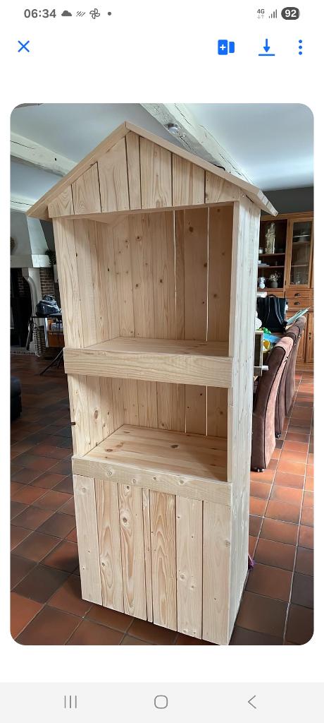 houten opbergkast, Enlèvement