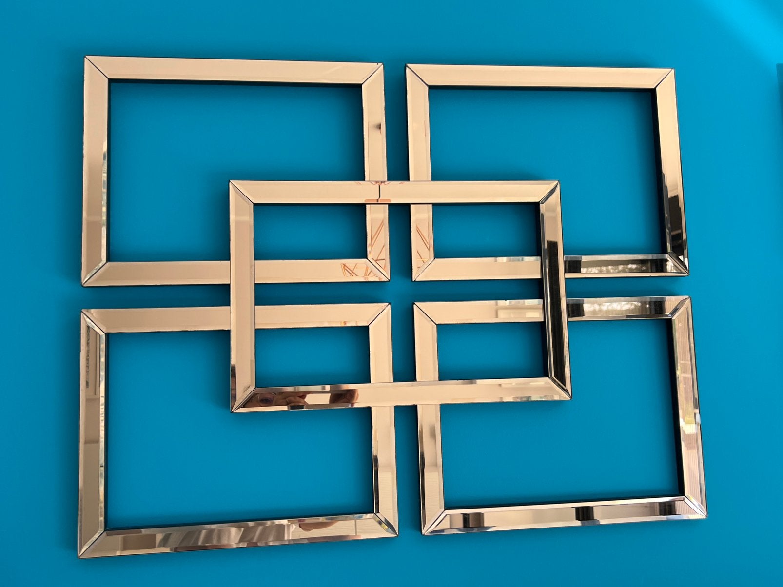 Miroirs deco design rose gold, Enlèvement, Comme neuf