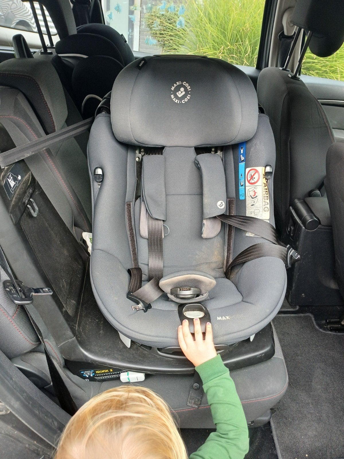 autostoel maxi-cosi draaibaar AxissFix, Ophalen, Gebruikt, 0 t/m 18 kg, Afneembare rugleuning