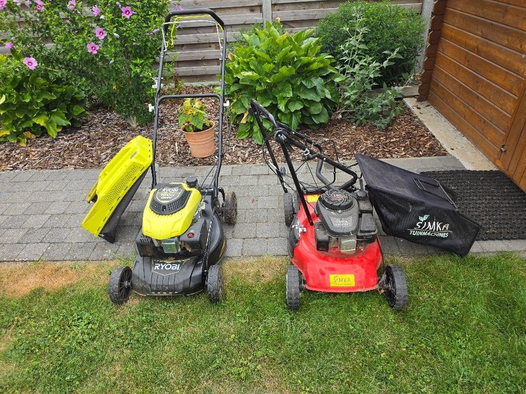 Grasmachine, Jardin & Terrasse, Tondeuses à gazon, Fonction de mulching, Tondeuse rotative, Tondeuses à gazon à essence, 40 à 49 cm