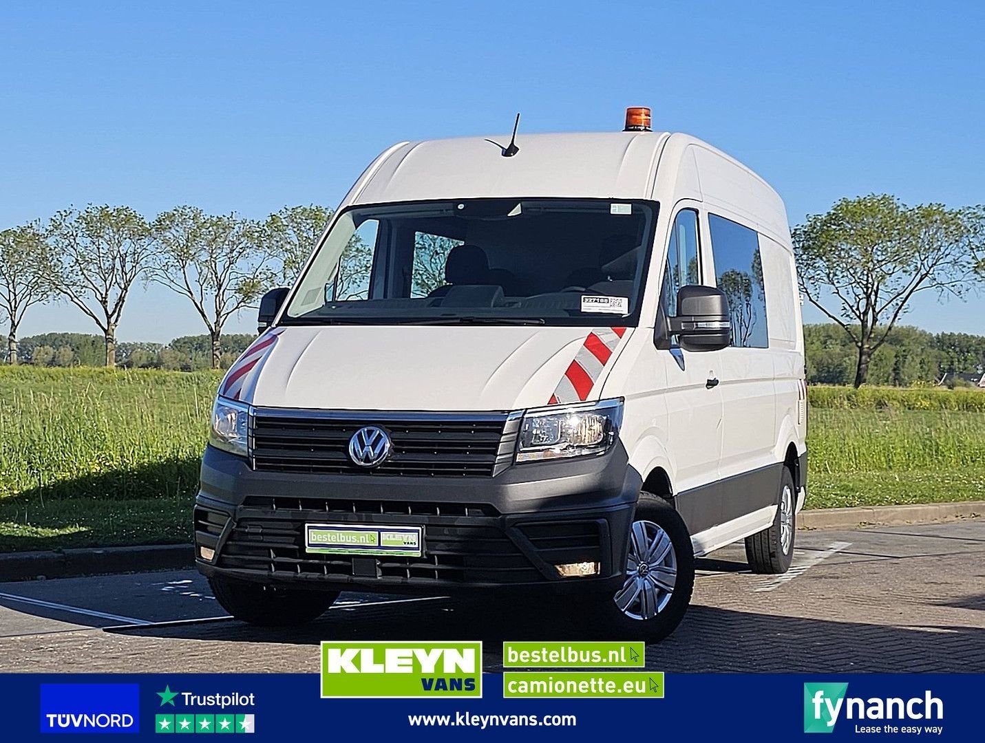 Volkswagen CRAFTER 2.0 L3H3 Navi Euro6 AC!, Auto's, Bestelwagens en Lichte vracht, Wit, Bedrijf, Te koop, Cruise Control