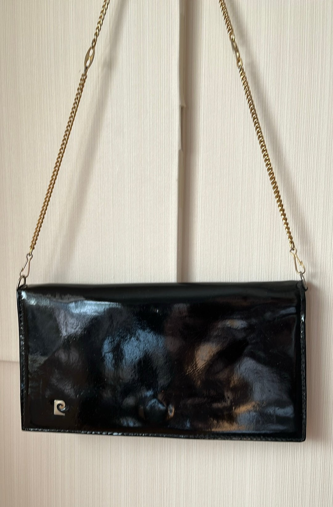 Handtas ( zwart blinkend ) / clutch, Ophalen of Verzenden, Gebruikt, Zwart, Handtas
