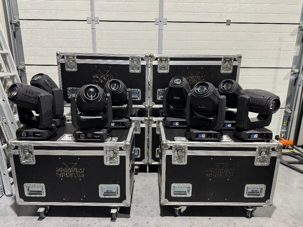 24x Chauvet Hybrid 140SR + Dcase flightcase, Musique & Instruments, Lumières & Lasers, Utilisé, Lumières, Commande sonore, Couleur