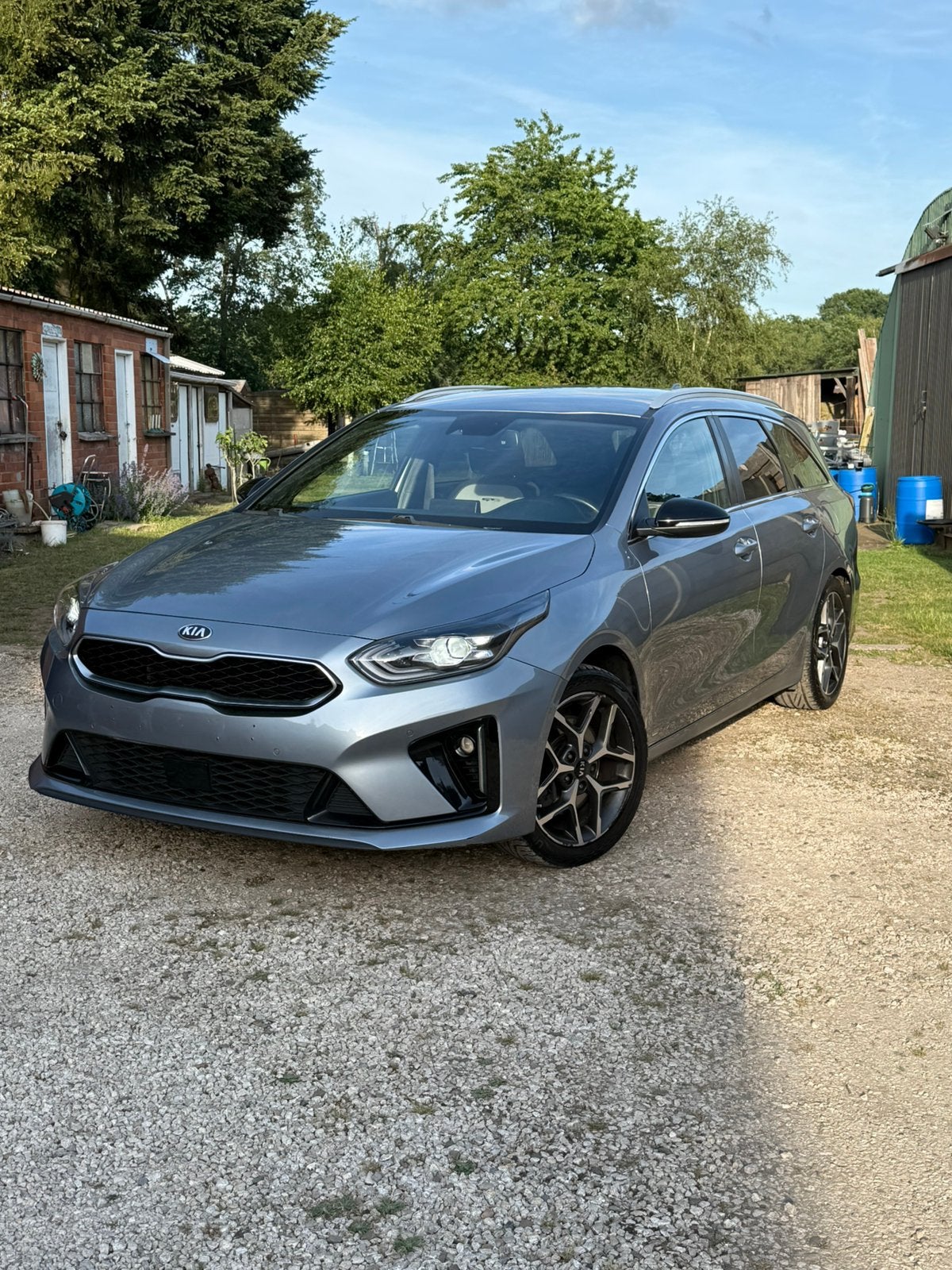 KIA CEED SW - GT LINE - AUTOMAAT - ACC - CAMERA - CARPLAY, Auto's, Kia, 1353 cc, 4 cilinders, Blauw, Leder en Stof