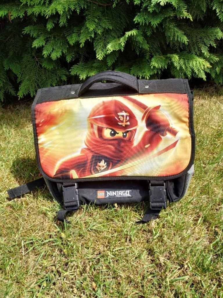 Schooltas Ninjago Lego 39 cm x 32 cm, Ophalen, Gebruikt, Zwart