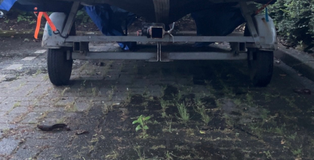 Boot trailer voor bootjes 3,5/4,5 meter, Sports nautiques & Bateaux, Remorques bateau, Enlèvement