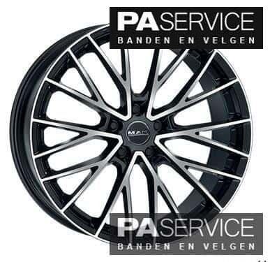Nw 21 inch MAK Speciale set voor Tesla inc Michelin & TPMS, Velg(en), -, -, -