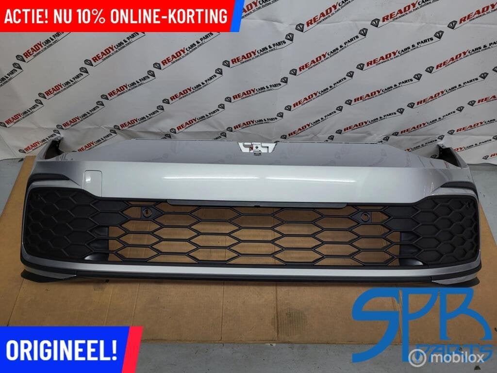 GOLF 8 VIII GTI GTD Voorbumper LA7W 5H0807221G REFLEX SILVER, Nieuw, Ophalen of Verzenden, Bumper, Volkswagen