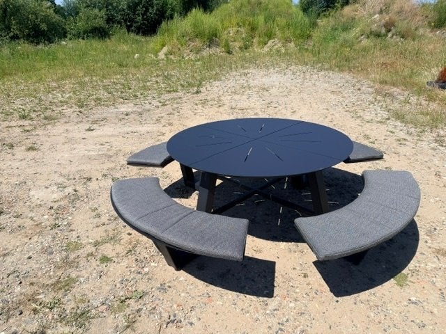 ronde picknick tafel 8 personen bistrol, Jardin & Terrasse, Tables de pique-nique, Enlèvement, Neuf, Rond