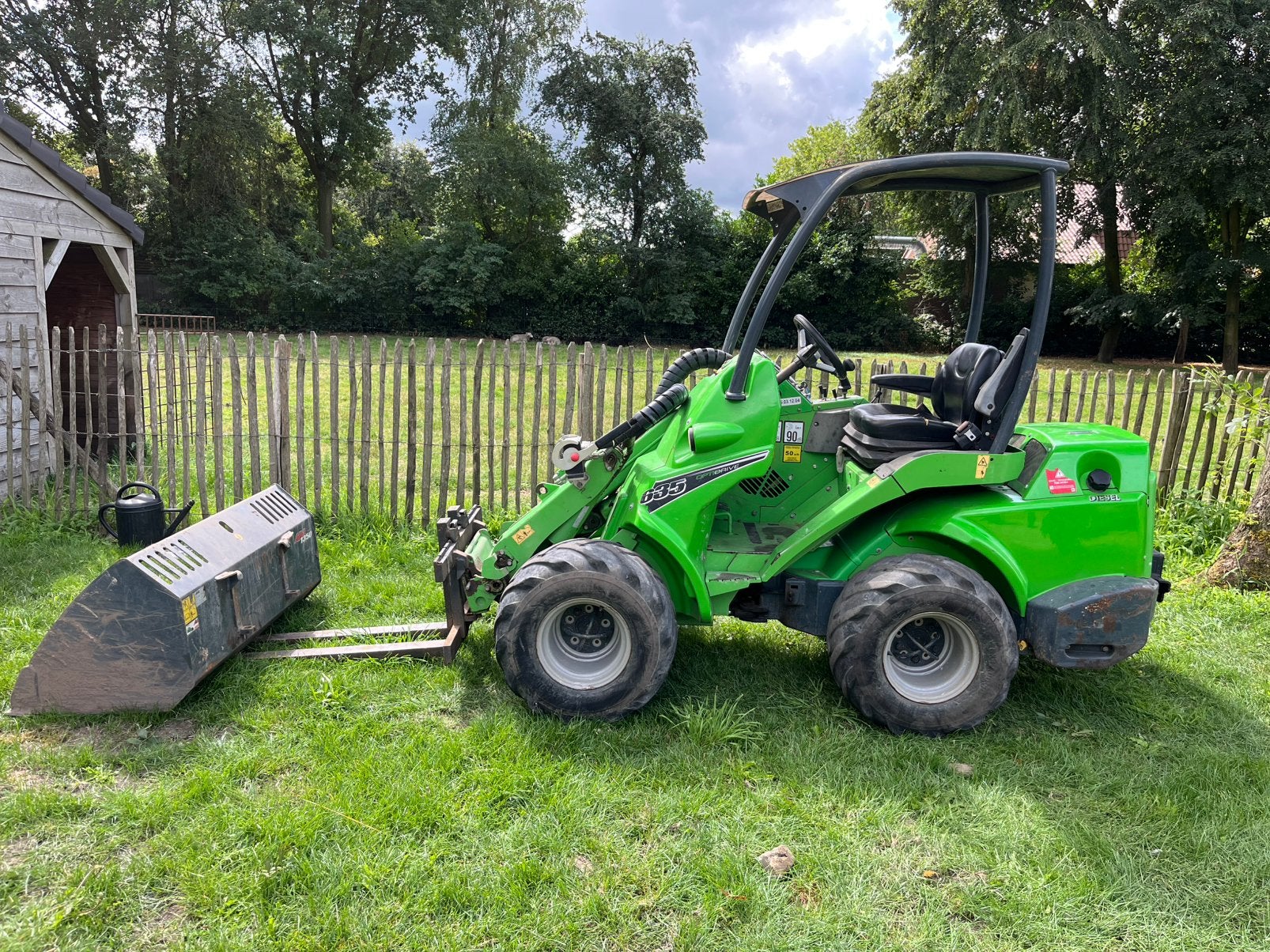 Avant 635 kniklader hefvermogen 1200kg BJ 2019, Zakelijke goederen, Ophalen of Verzenden, Wiellader of Shovel