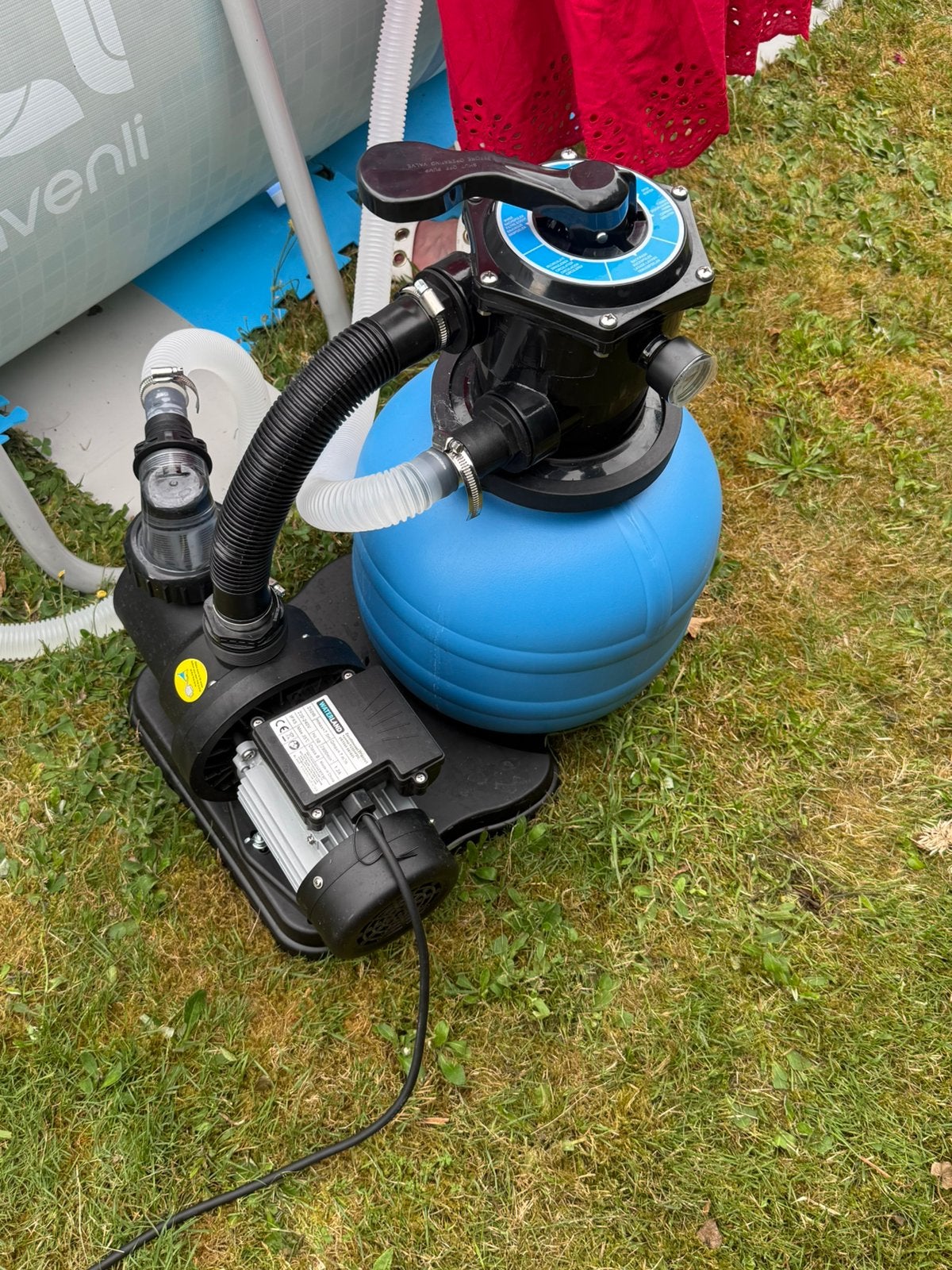 Zandfilter met hydropomp 20m3 nieuw, Ophalen, Nieuw