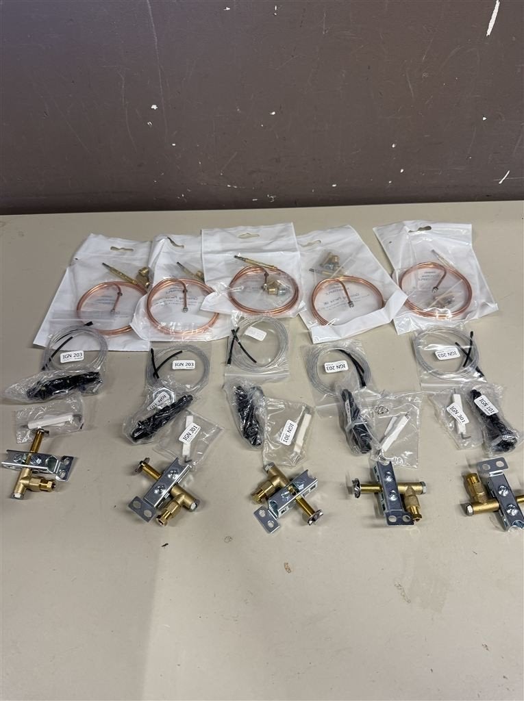 universele 3-weg 6mm gaspilootset drukknop vonkonsteker ther, Ophalen of Verzenden, Nieuw