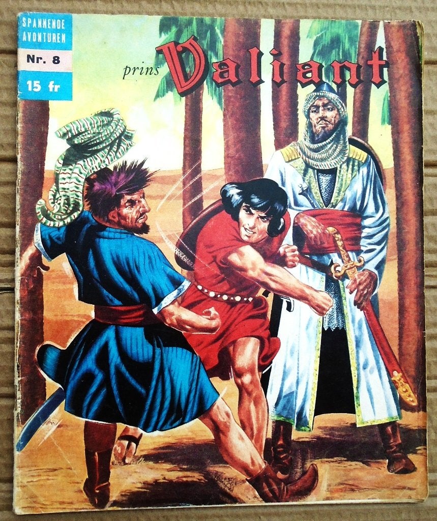 Op weg naar het heilig land [Prins Valiant avontuur] - 1966, Enlèvement ou Envoi, Une BD, Utilisé, Harold Rudolf Foster (1892-1982)