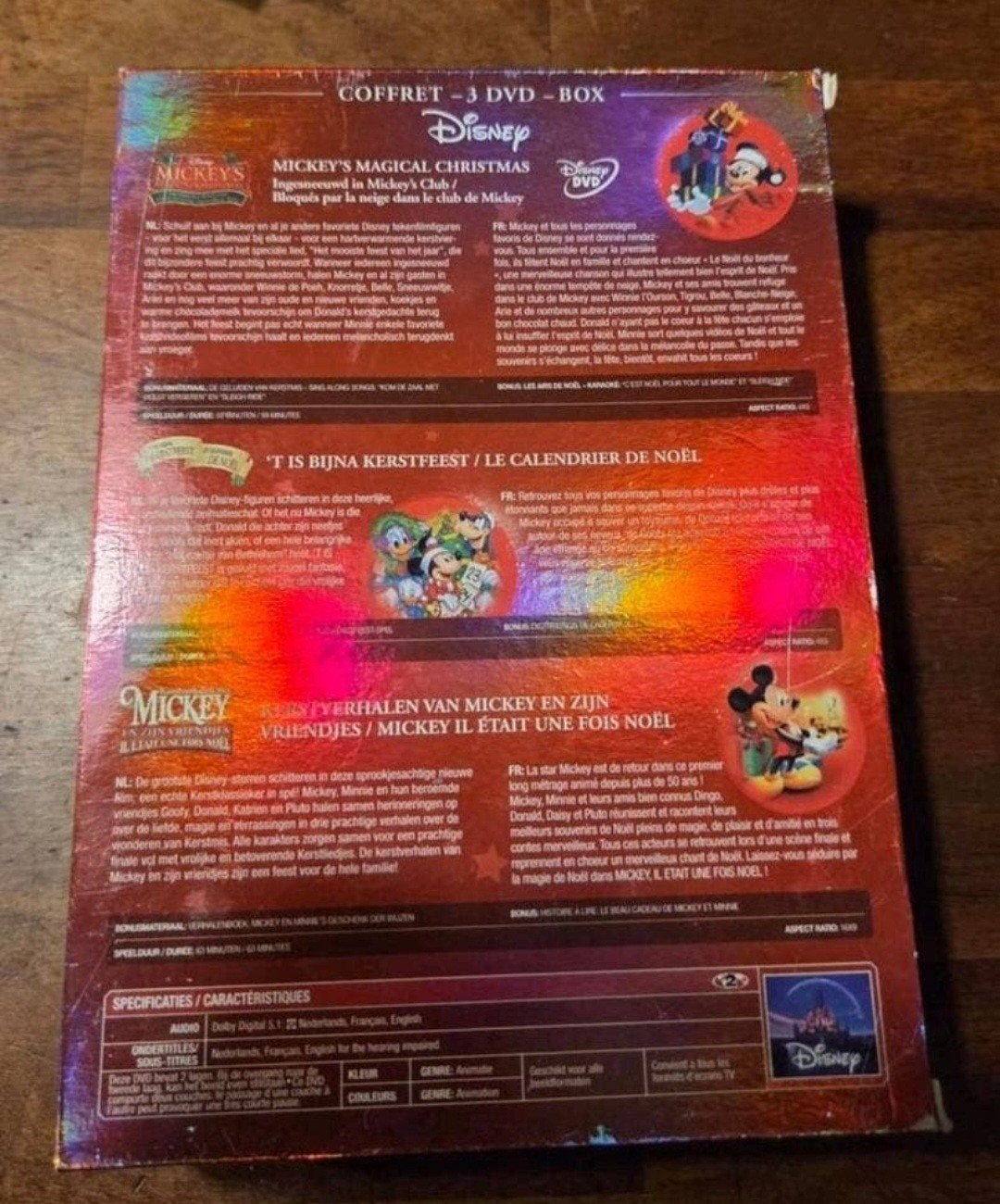Mickey Mouse 3-Dvd Kerstbox, CD & DVD, Enlèvement ou Envoi, Tous les âges, Néerlandais, Néerlandais