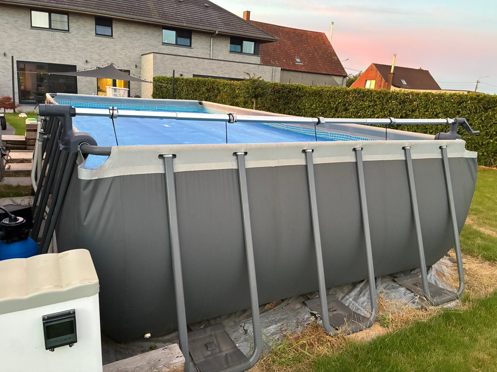 Intex 732 op 360. Met veeeeeel toevehoren. Complete set, Jardin & Terrasse, Piscines, Enlèvement, Comme neuf