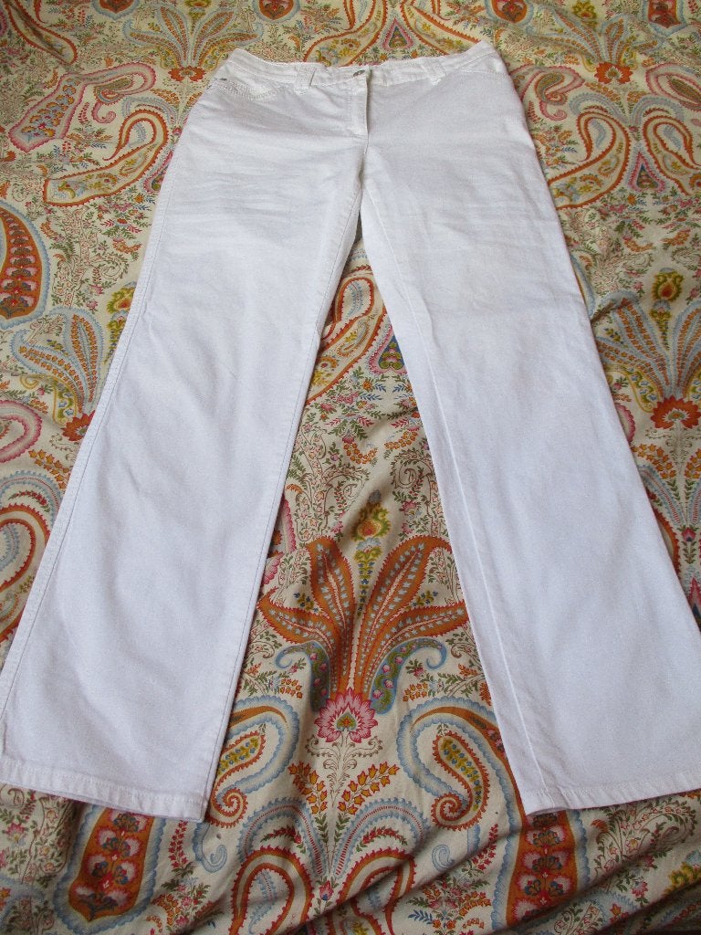 Pantalon d'été en coton Brax pour femme taille B:42/L, Vêtements | Femmes, Enlèvement ou Envoi, Brax, Longs, Blanc