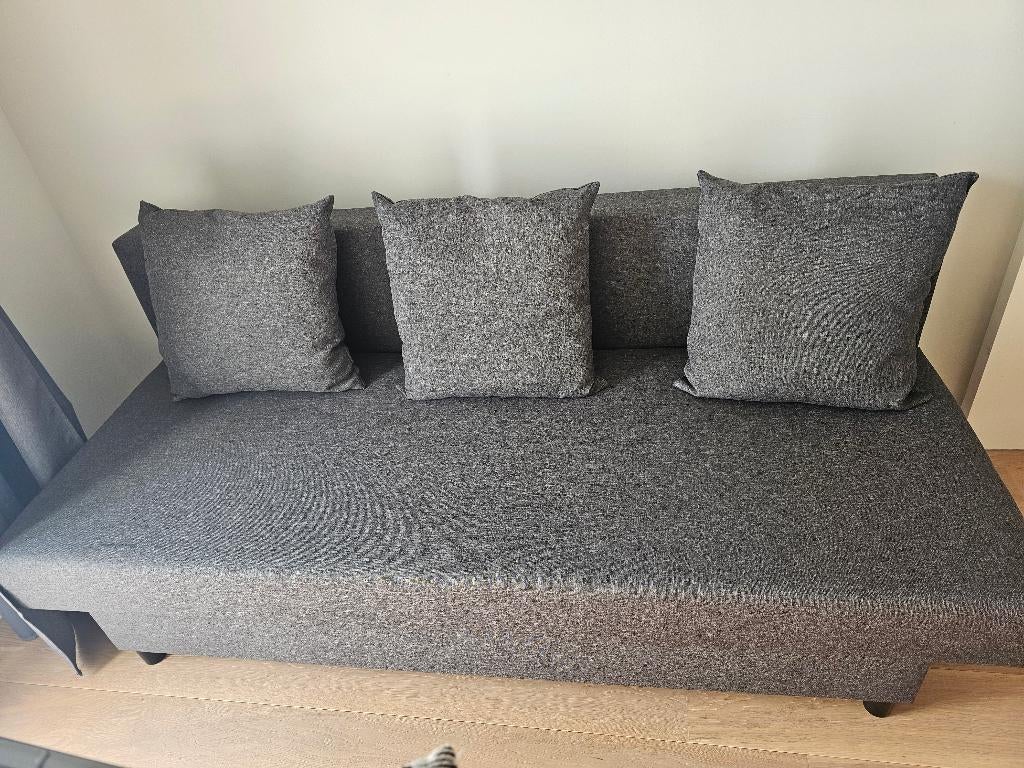Slaapbank, Huis en Inrichting, Slaapkamer | Slaapbanken, Ophalen, Tweepersoons, Grijs