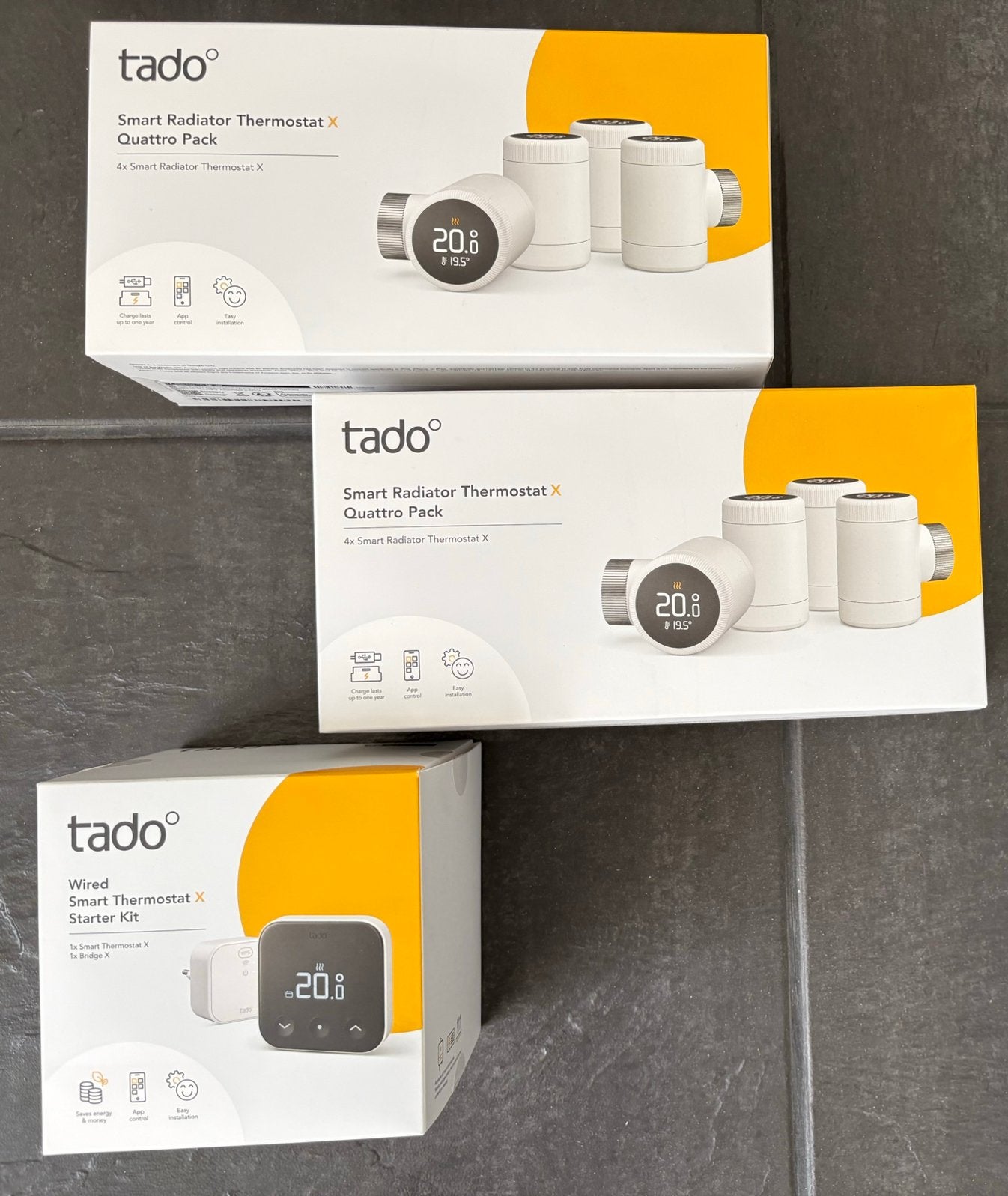 Tado x smart pack, Bricolage & Construction, Enlèvement ou Envoi, Thermostat intelligent, Neuf
