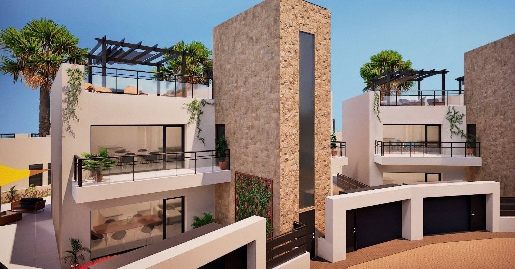 bungalow neuf  a vendre en espagne pas cher, Village, Puerto de Mazarron Murcia, 2 pièces, Appartement