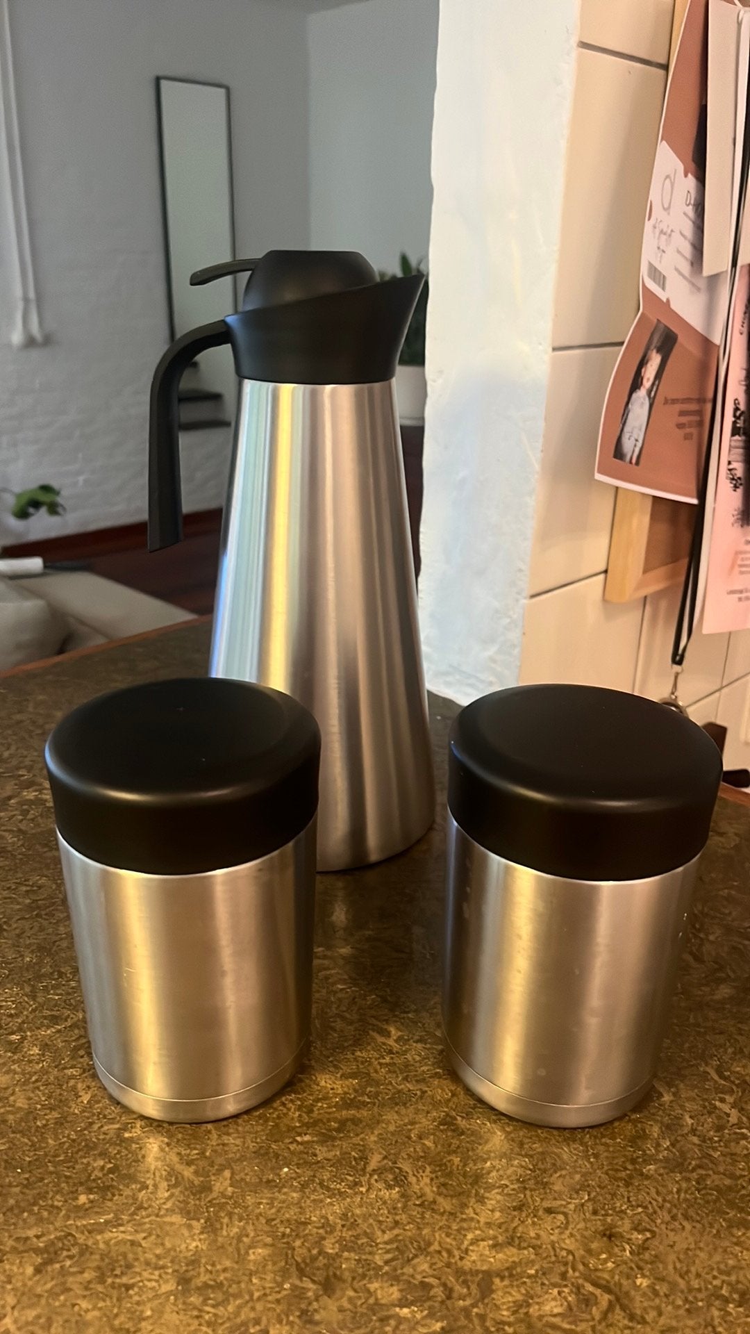 Cafetière et récipients à soupe, Maison & Meubles, Enlèvement, Comme neuf