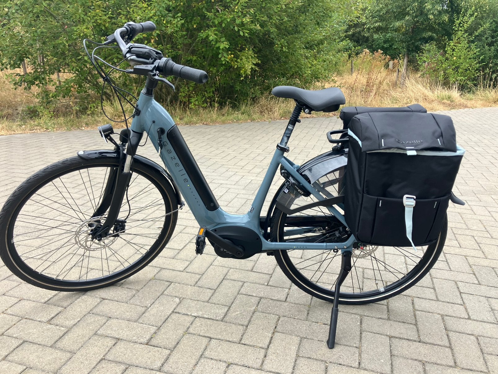 Gazelle Grenoble C7+ elektrische fiets - maat 46 - garantie, Ophalen, Zo goed als nieuw, Minder dan 47 cm, 50 km per accu of meer