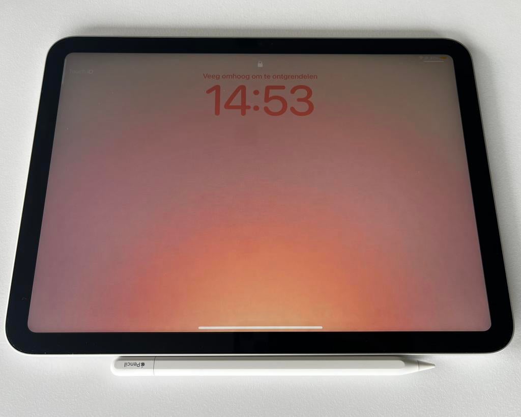 Apple IPad 10e generatie + apple pencil, Ophalen, Apple iPad, 11 inch, Zo goed als nieuw