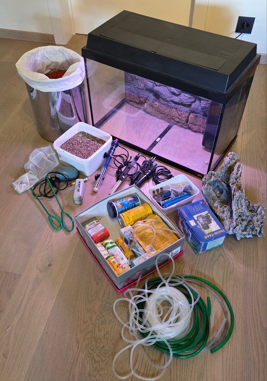 Juwel aquarium 60l en alle toebehoren, Dieren en Toebehoren, Vissen | Aquaria en Toebehoren, Ophalen, Juwel