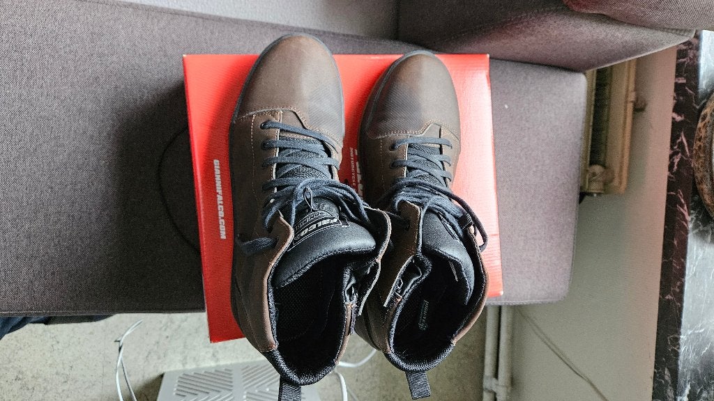 Motorschoenen Gianni Falco Booster bruin, Ophalen, Tweedehands, Heren, Laarzen