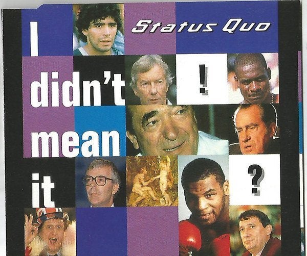Status Quo - Didn't mean it - 2 cd set, CD & DVD, CD | Rock, Enlèvement ou Envoi, Utilisé, Pop rock