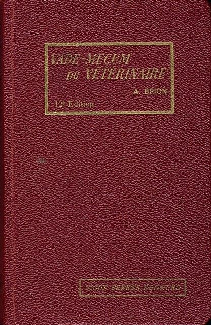 (d65) Vademecum du vétérinaire, Envoi, Utilisé
