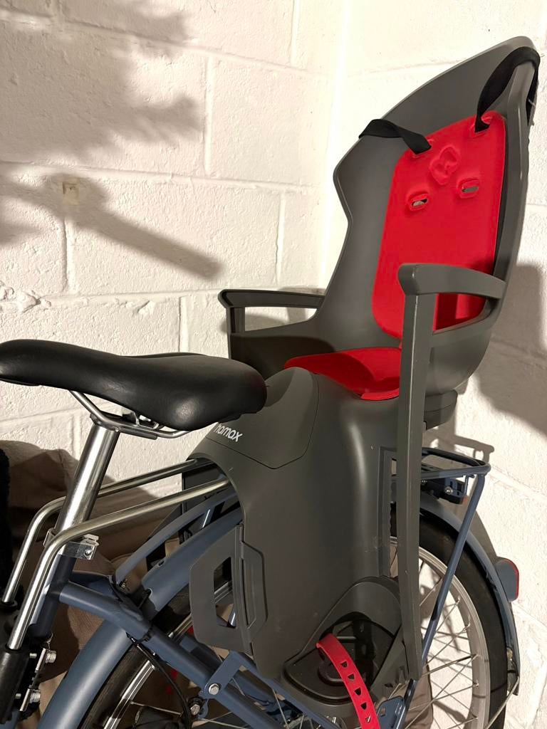 Siège vélo enfant Hamax – Très bon état, Vélos & Vélomoteurs, Enlèvement, Comme neuf, Repose-pieds