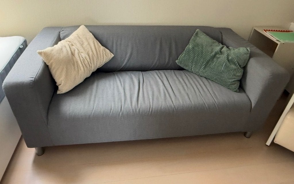 Zetel, Huis en Inrichting, Ophalen, Driepersoons, 75 tot 100 cm, Zo goed als nieuw