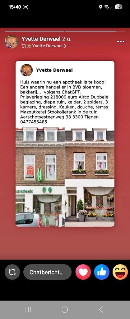huis te koop Tienen prijs vermindering, Immo, Maisons à vendre, Province du Brabant flamand, Habitation avec espace professionnel