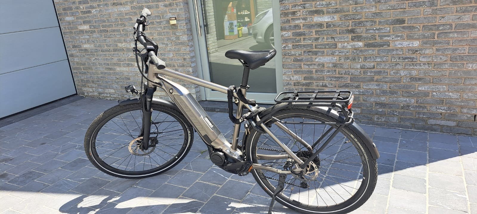 Electrische fiets GIANT Explore E Space Grey, Vélos & Vélomoteurs, Vélos | Vélos pliables, Enlèvement
