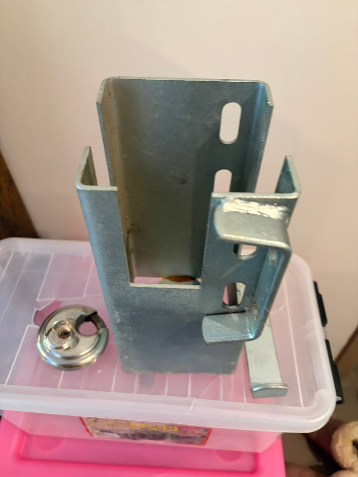 Aanhangwagen slot met hangslot, Enlèvement, Comme neuf