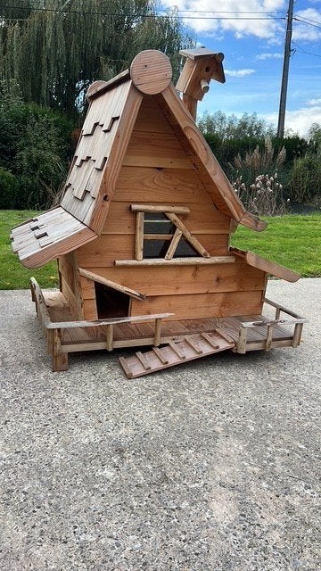 Uniek kippenhok paradijshof, Dieren en Toebehoren, Ophalen of Verzenden, Nieuw, Kippenhok of Kippenren