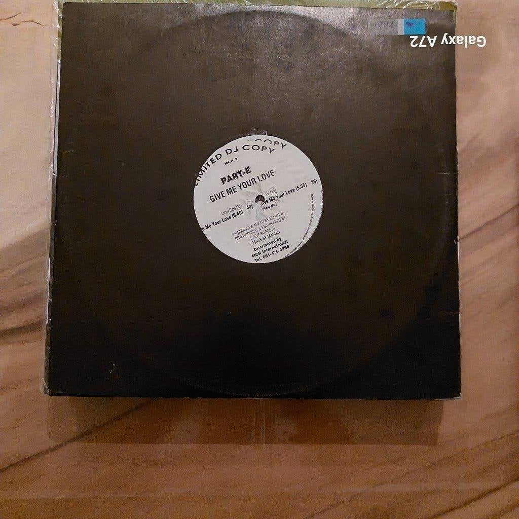 PART-E give me your love 12 inch maxi, Cd's en Dvd's, Vinyl | Dance en House, Gebruikt, Trip Hop of Breakbeat, Ophalen of Verzenden