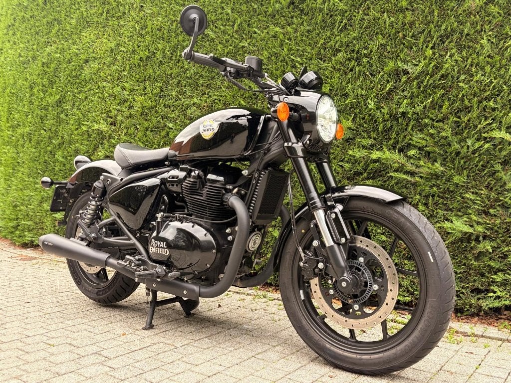 Royal Enfield Shotgun 650 Custom Black & 2x Stencil White, Motos, Tourisme, Entreprise, Occasion, Plus de 35 kW