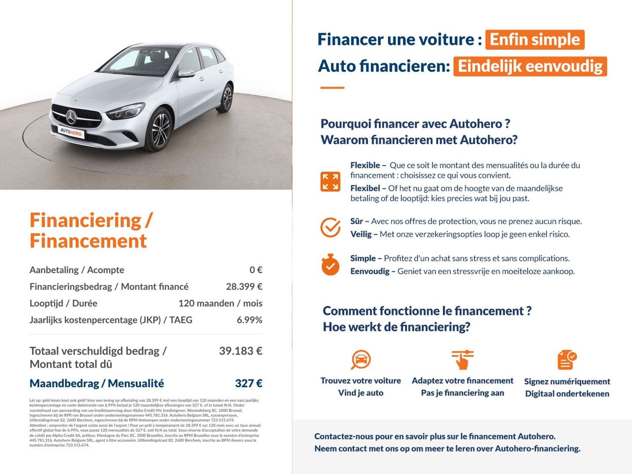 Mercedes-Benz B-Klasse 200 B 200 Mild-Hybrid Progressive, Autos, 177 ch, Achat, Euro 6, Autres carburants