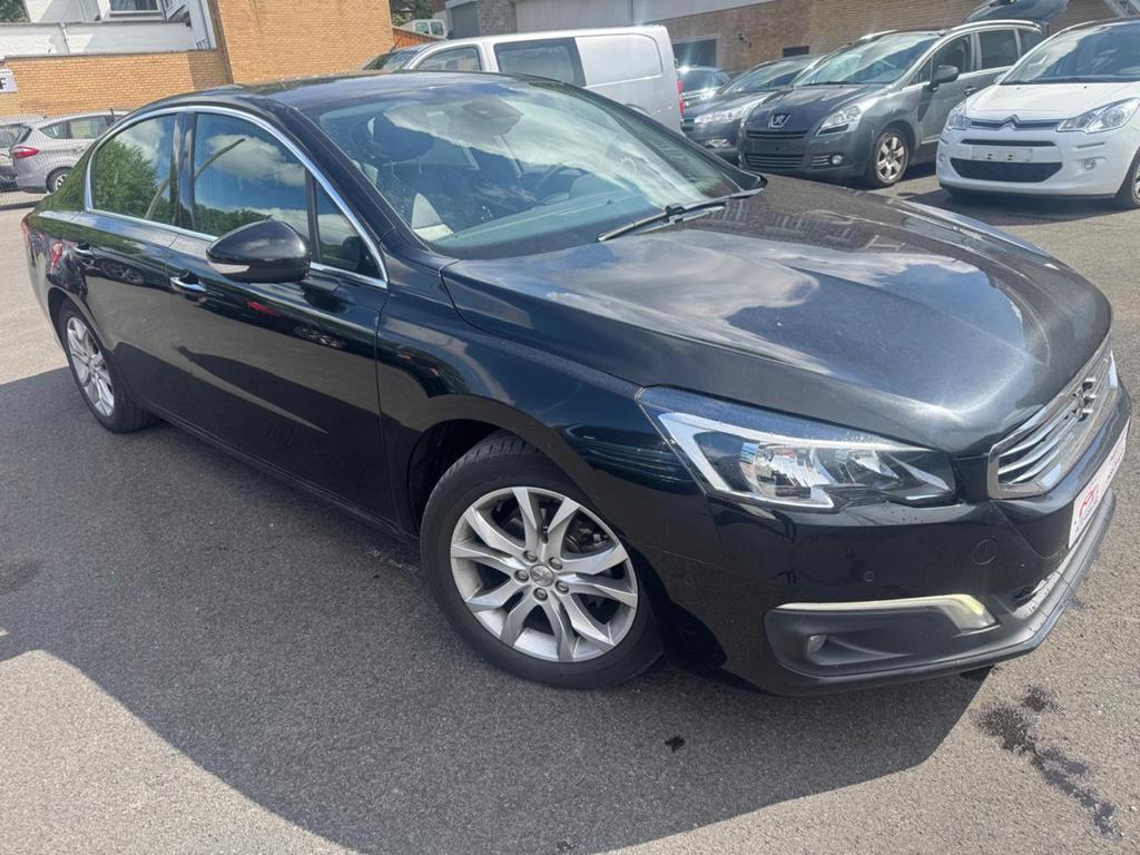 Peugeot 508 508 1.6 HDI Allure S, Auto's, Peugeot, Automaat, 4 cilinders, Zwart, Bedrijf