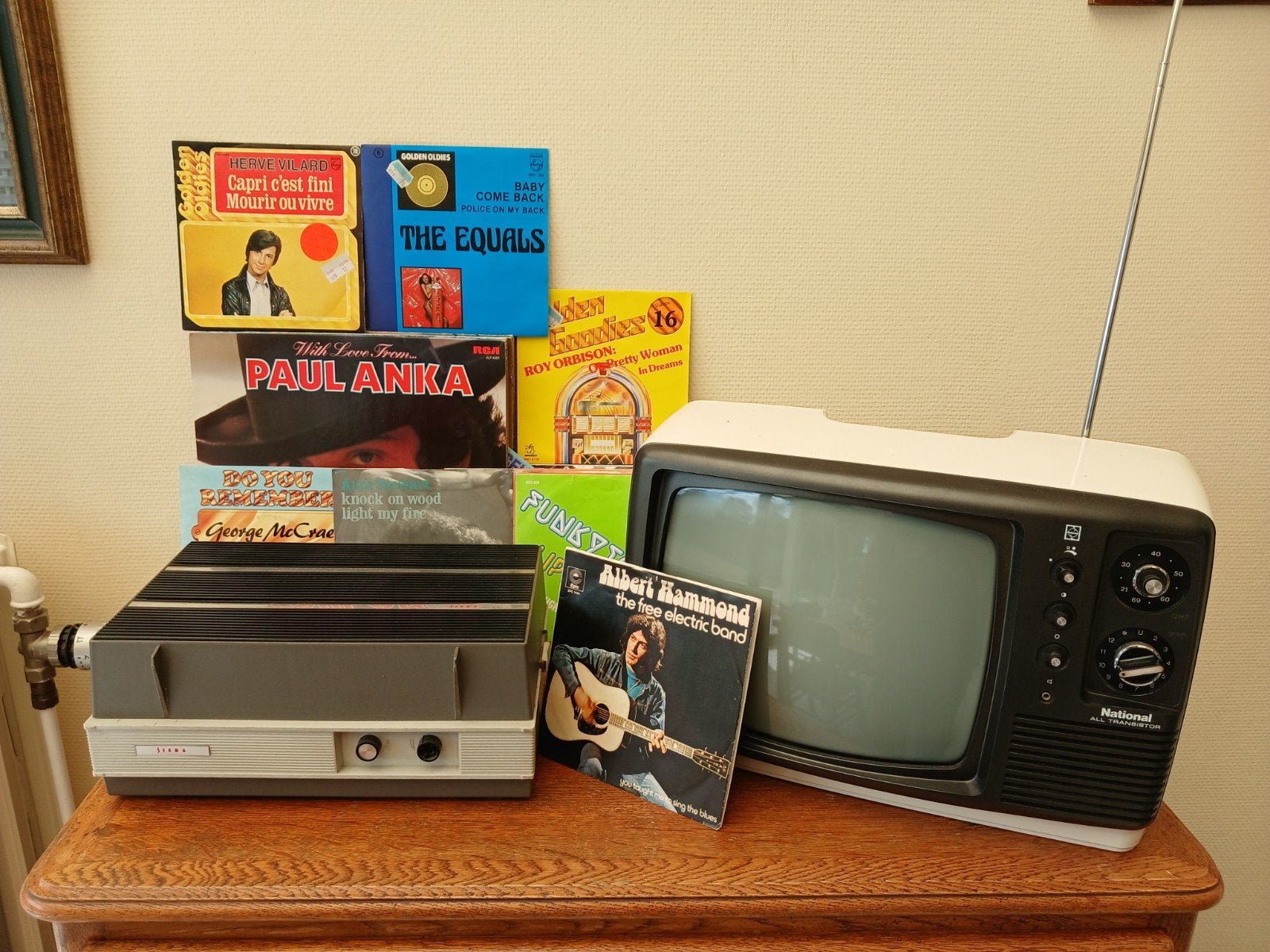 VINTAGE PLATENSPELER, TV, Hi-fi & Vidéo, Tourne-disques, Enlèvement, Utilisé, Tourne-disque