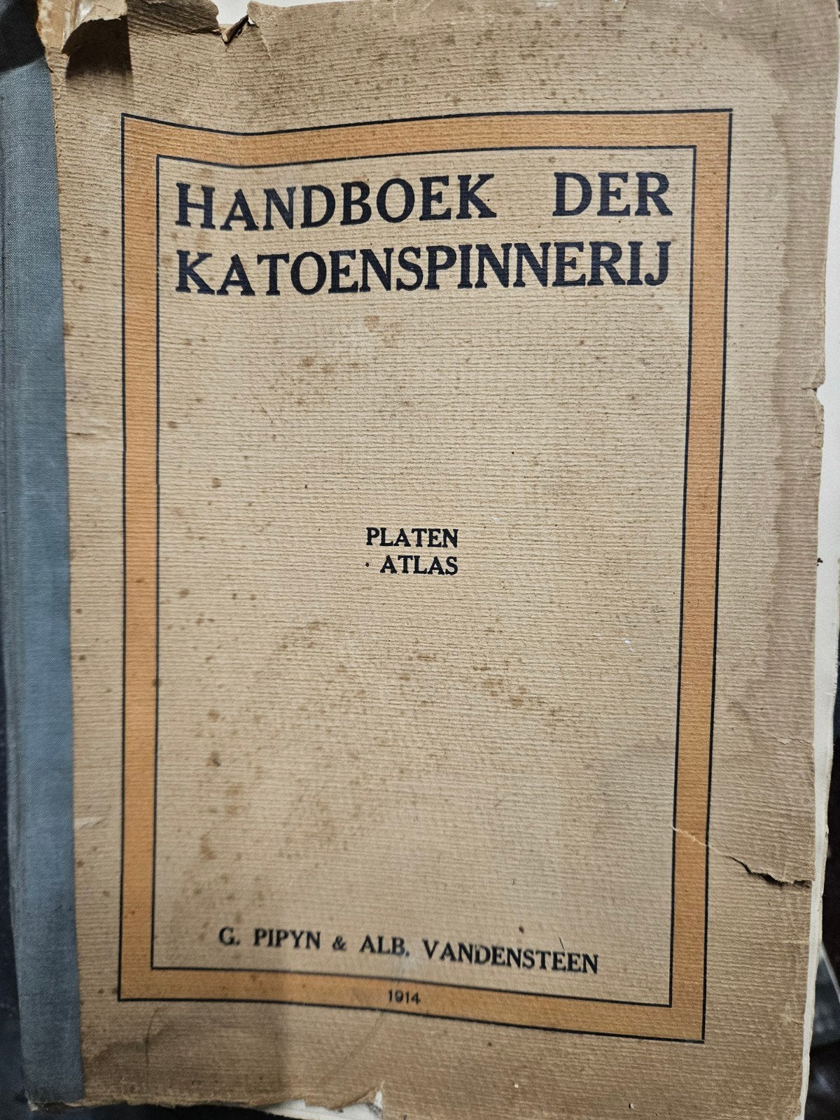 Handboek der katoenspinnerij 1914, Boeken, Ophalen of Verzenden