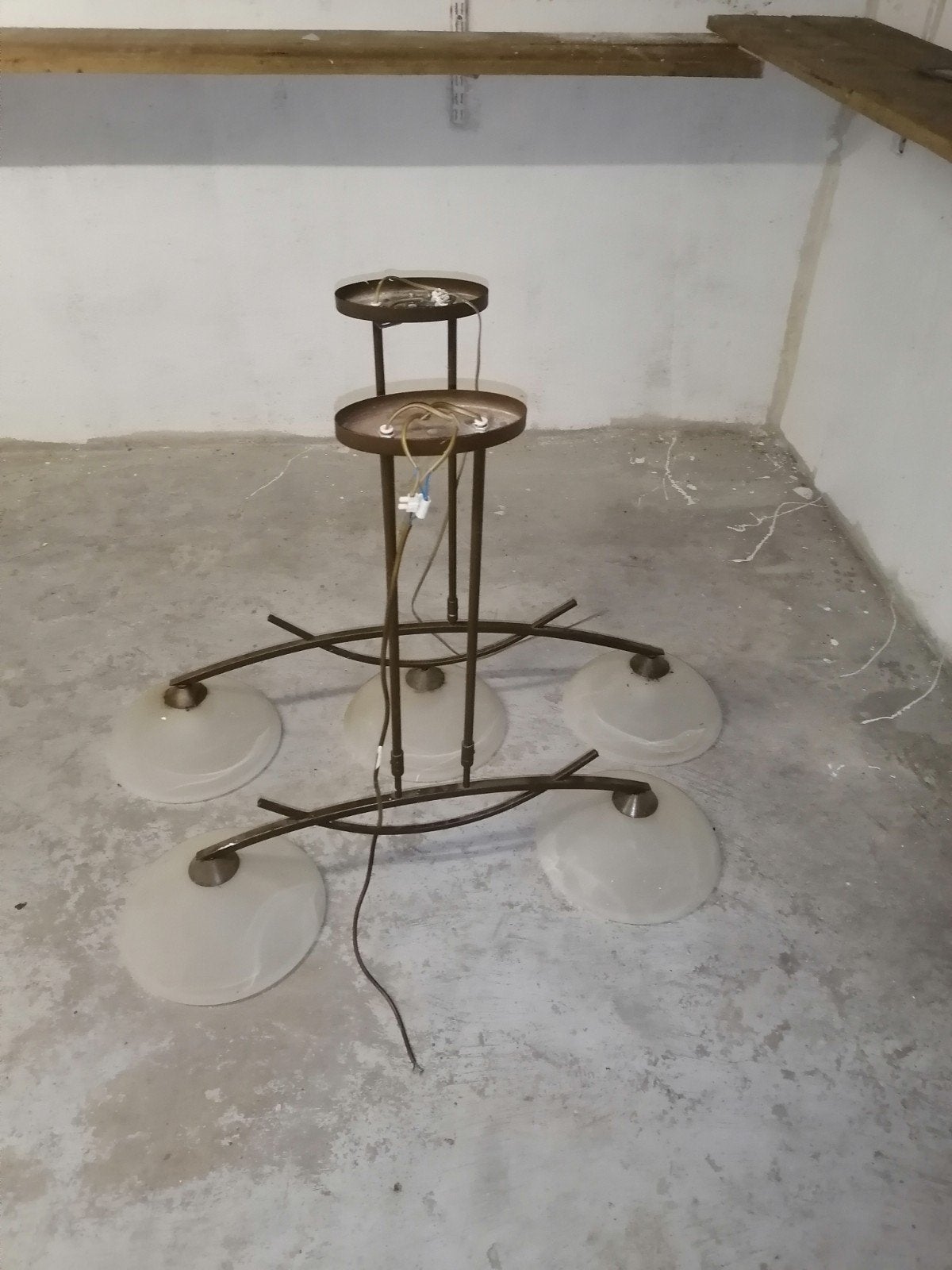 Gratis Plafondlamp Glas, Ophalen, Glas, Plafondlamp, E27 (groot)