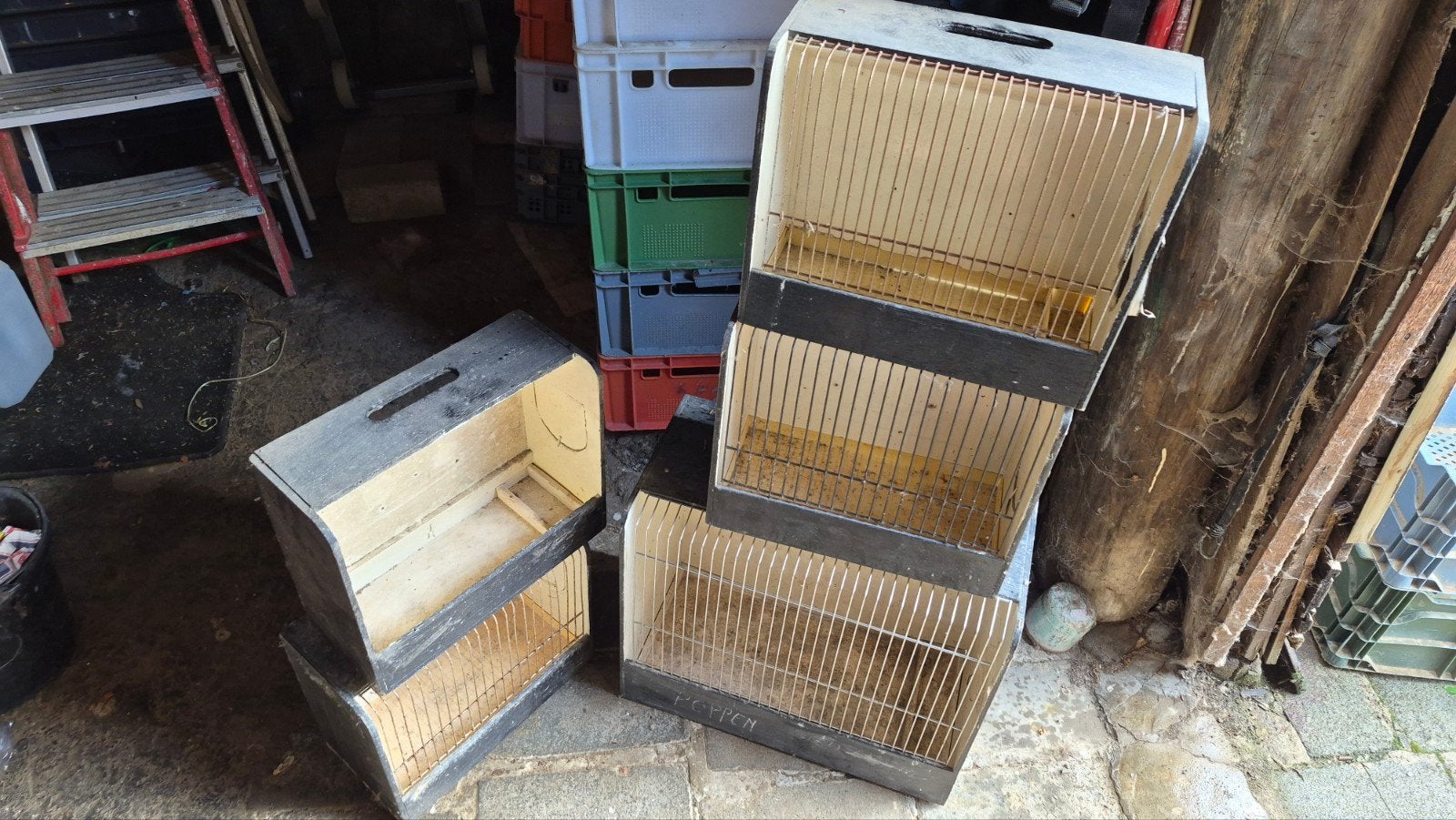 tt kooien, Enlèvement, Utilisé, Autres matériaux, Cage à oiseaux