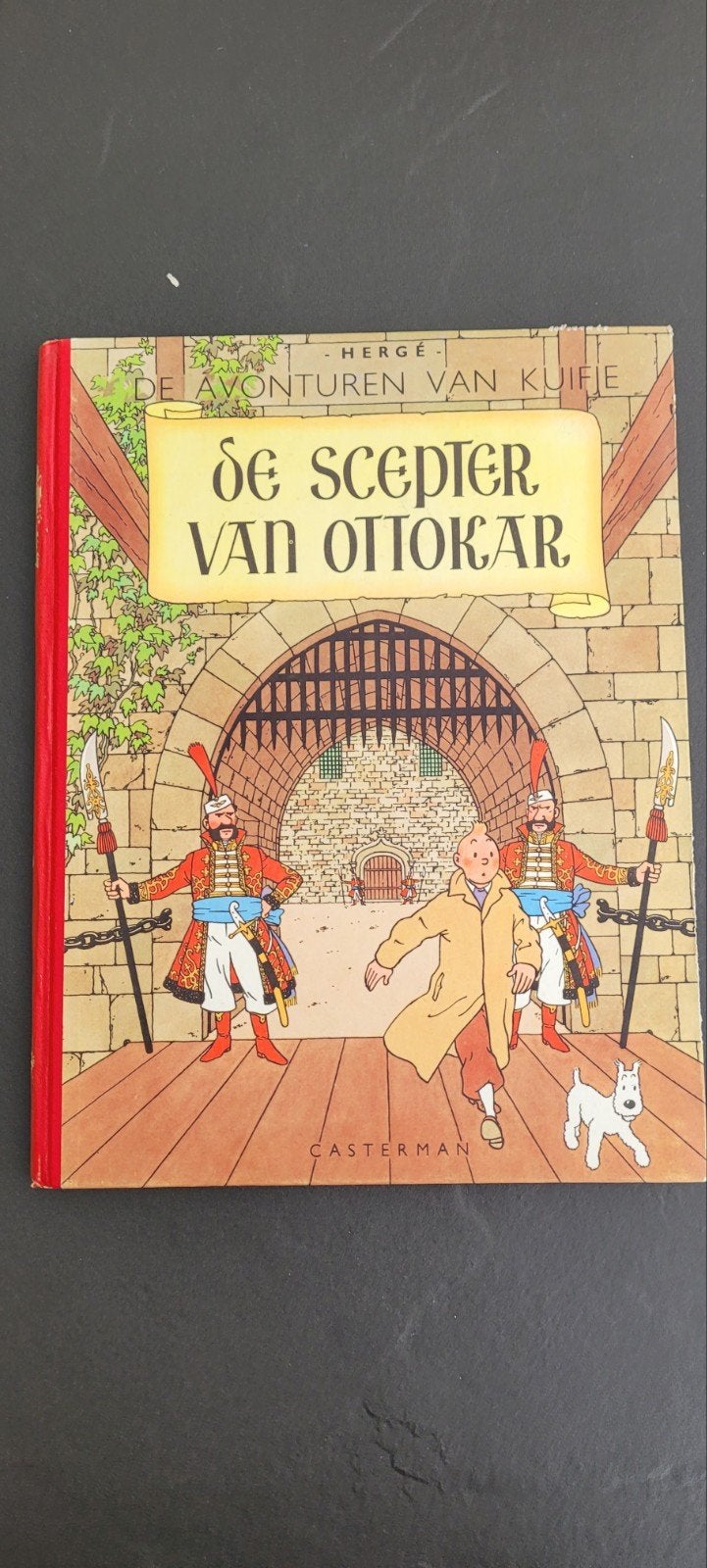 Kuifje  De scepter van ottokar, Gelezen, Hergé (George Rémi), Eén stripboek, Ophalen of Verzenden