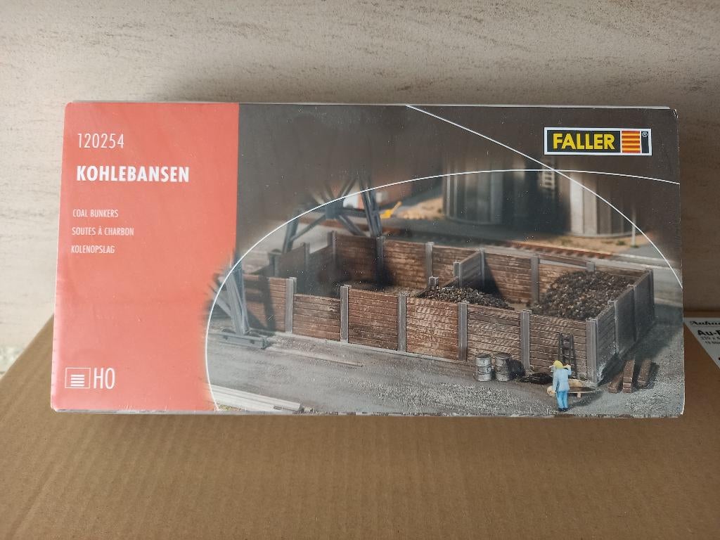 Faller 120254 kolenloods HO nieuw in OVP, Enlèvement ou Envoi, Neuf, Pont, Tunnel ou Bâtiment, Autres marques